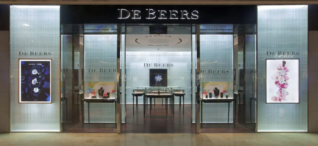 De beers discount retail competitors