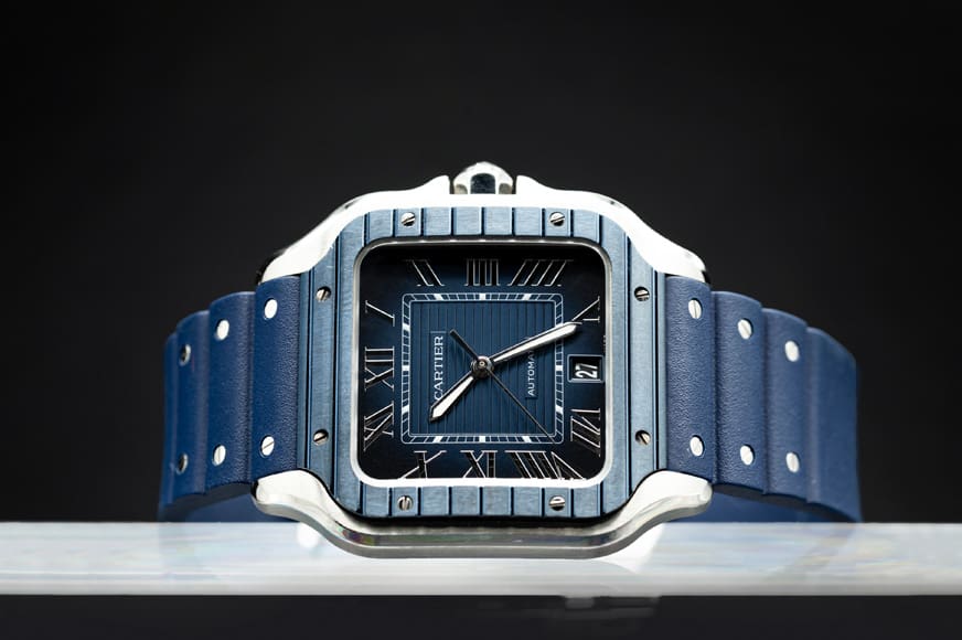 Blue Cartier Santos